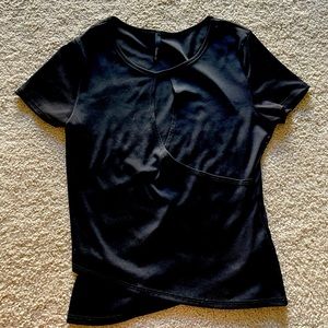 Cute Black Going Out Top